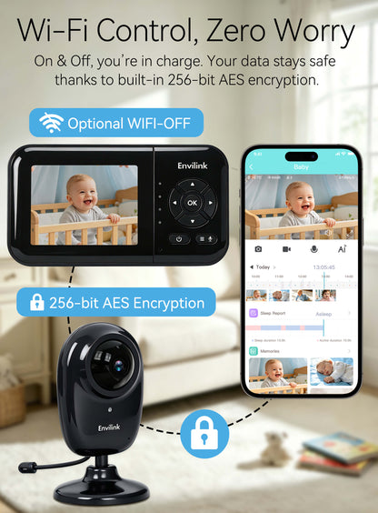 Envilink S28 Smart Video Baby Monitor